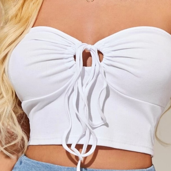 Tie Up Tube Top - Picture 1 of 2